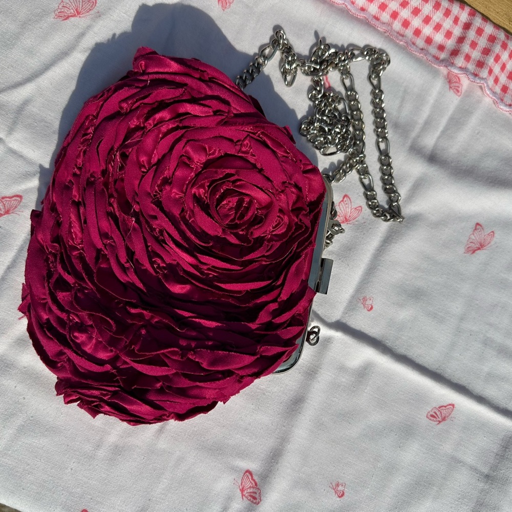 Pink Rose purse- White House black market